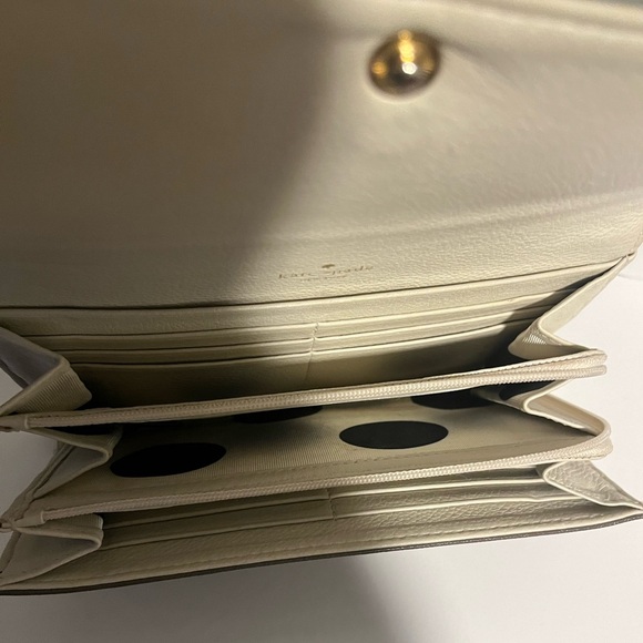 Kate Spade Taupe Leather Wallet - Picture 5 of 6